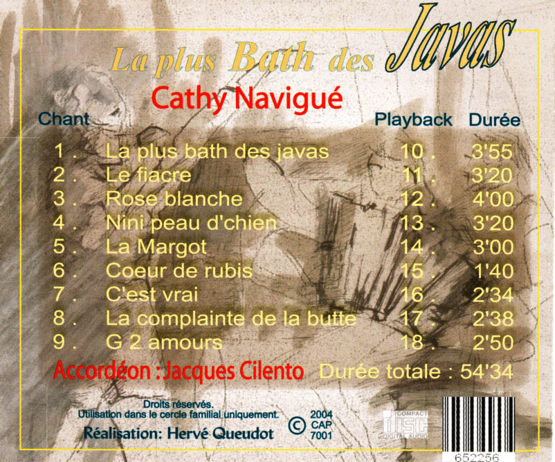 La plus bath des javas verso